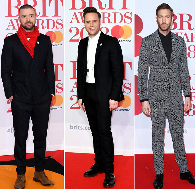 Nữ ca sĩ vô tư xoạc chân tạo dáng, để lộ nội y trên thảm đỏ BRIT Awards